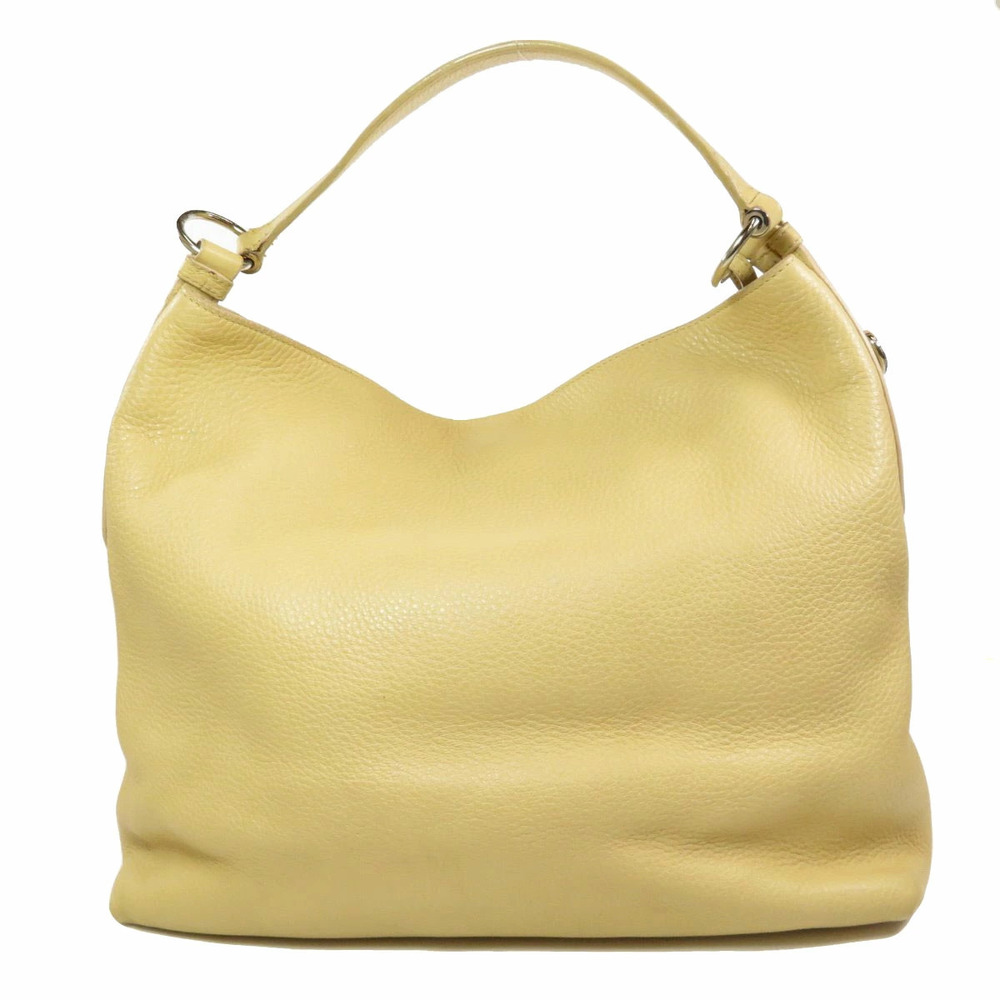 Prada Naturale Vitello Daino leather hobo bag Yellow - Picture 2 of 11